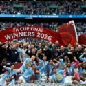 Manchester City venció 1-0 al Chelsea y levantó la Copa FA en Inglaterra
