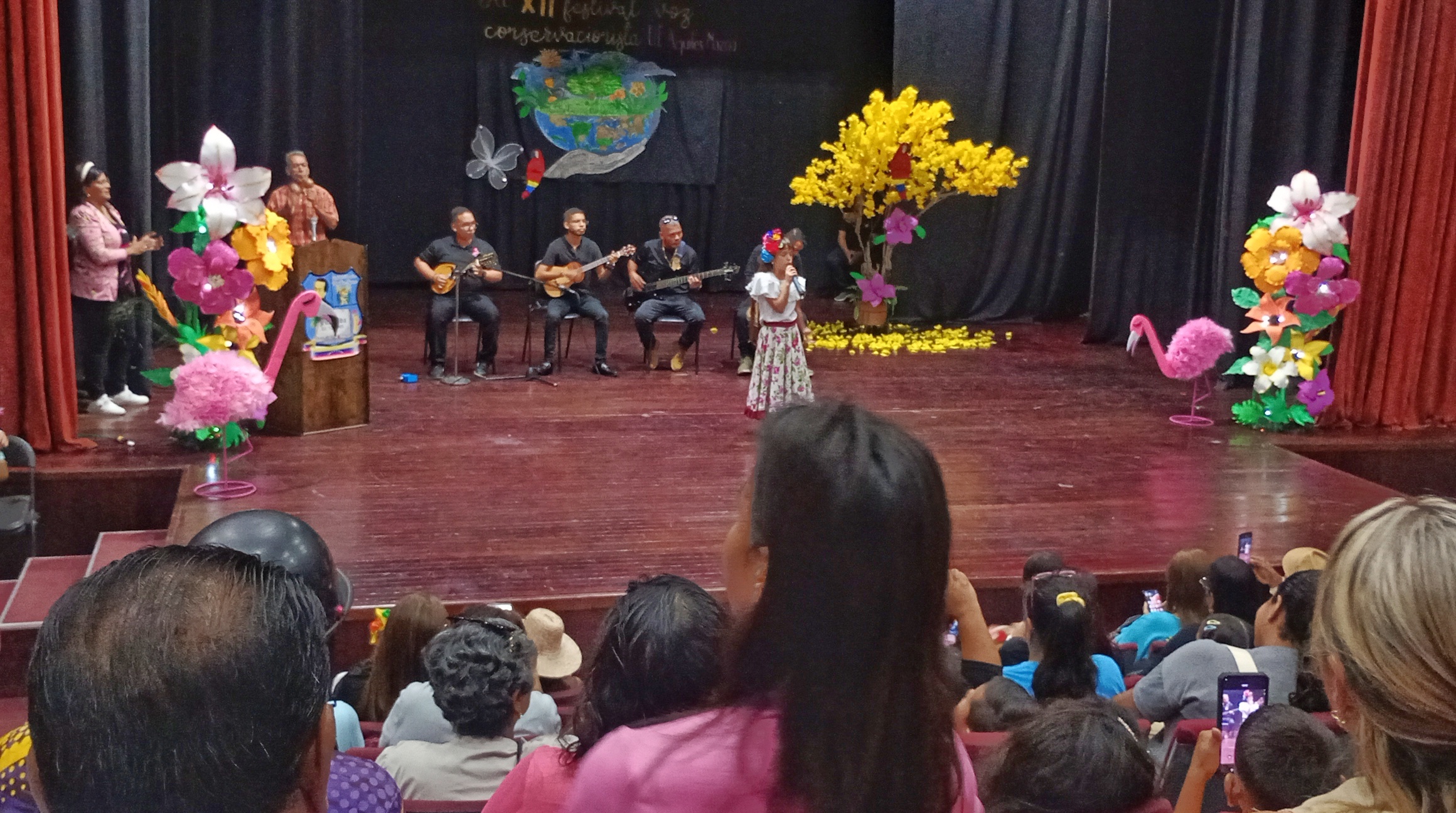 Festival de la Voz Ecologista en Bermúdez congregó a escuelas para concienciar sobre el cuidado del ambiente