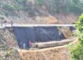 Reportan avances en trabajos de corrección de una falla de borde en la Troncal 9