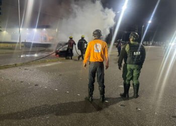 Se registra segundo incendio vehicular en El Tigre en menos de tres días