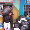 En Bermúdez se volcaron a los centros de acopio para entregar su aporte a los afectados del terremoto