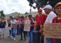 Coalición Sindical de Bermúdez encabezó protesta por mejoras laborales y por un cronograma electoral (+Fotos)