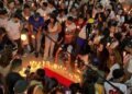 Cumaneses elevaron una oración por las familias afectadas por los terremotos