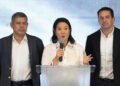 Fujimori dice tener "mucha esperanza" en que voto extranjero defina elección con Sánchez