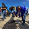 Inician plan de asfaltado frío en el sector Miramar de Cumaná