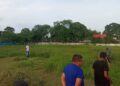 Deportistas y voluntarios desmalezaron estadio del sector La Cruz, en Santa Ana