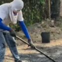 Iniciaron plan de bacheo en la parroquia Buena Vista de Anaco