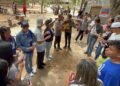 Estudiantes de la Universidad de Oriente (Udone) se concentran en la plaza del Estudiante durante jornada de oración