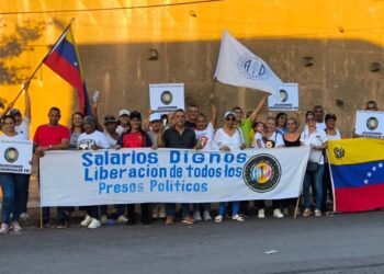 Sucre | AD "en Resistencia" protestó en Playa Grande por fallas en los servicios públicos