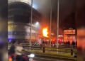 Controlaron voraz incendio en la avenida Andrés Bello de Caracas