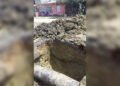 Repararon rotura de tubería matriz de agua en Los Coloraditos de Aragua
