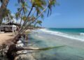 Erosión costera en Playa Parguito afecta a comercios y vegetación