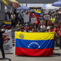 Chavistas rechazan presencia de Estados Unidos en Venezuela y piden liberación de Maduro (+Fotos)