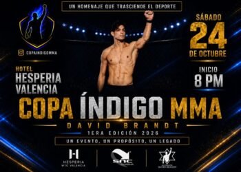 Carabobo albergará la Copa Índigo MMA, en la que se le rendirá homenaje póstumo a David Brandt