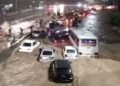 Fuerte lluvia colapsa vías e instalaciones del metro en Caracas