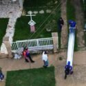 Casa parroquial en El Tigre recibe láminas para reparar techo dañado por tormenta (+Fotos)