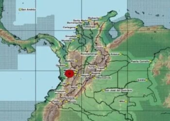 Se registró un sismo de magnitud 6.6 en Colombia