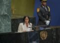 Durante su declaración de 18 minutos, Rodríguez abogó por el diálogo