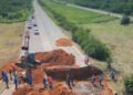 Restituyen el paso por la Troncal 9 tras reparación de alcantarilla
