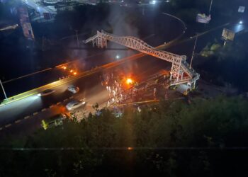 Apagones provocaron protestas en varios sectores de Puerto La Cruz la noche de este martes