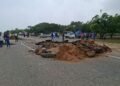 Continuaron trabajos de rehabilitación en la troncal 9