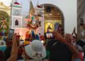 A casa llena, los arismendinos celebraron a San Miguel Arcángel en su día