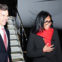 Delcy Rodríguez llega a EE. UU. para la Asamblea General de la ONU y su reunión con Donald Trump