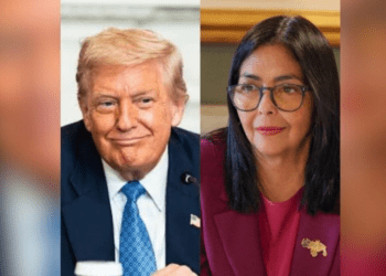 Delcy Rodríguez y Donald Trump, a un día de un histórico encuentro