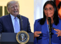 Donald Trump y Delcy Rodríguez se reunieron por primera vez en Nueva York