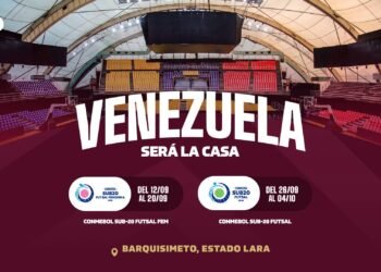 Venezuela será la sede de torneos sudamericanos sub 20 de fútbol sala