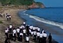 60 voluntarios e instituciones realizaron saneamiento de la playa El Muelle en Bermúdez