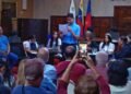 Los niños y los jóvenes ponentes contaron la historia desde la perspectiva de los pueblos originarios