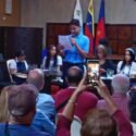 Los niños y los jóvenes ponentes contaron la historia desde la perspectiva de los pueblos originarios