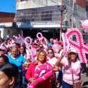 La marcha rosa recorrió desde el hospital de Carúpano hasta la plaza Bolívar