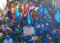 Las fuerzas de oposición salieron a la calle para exigir que se emita un cronograma de elecciones