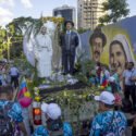 Peregrinación en Caracas conmemora el año de santidad de José Gregorio Hernández y Carmen Rendiles