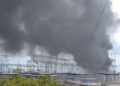 Explosión de un autotransformador provocó incendio en una subestación eléctrica en Barquisimeto