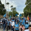 Opositores marcharon en Barcelona en respaldo a María Corina Machado