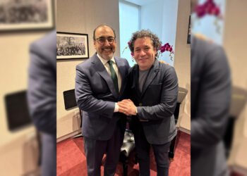 Gustavo Dudamel y la CAF acuerdan alianza para la reconstrucción y la cultura en Venezuela