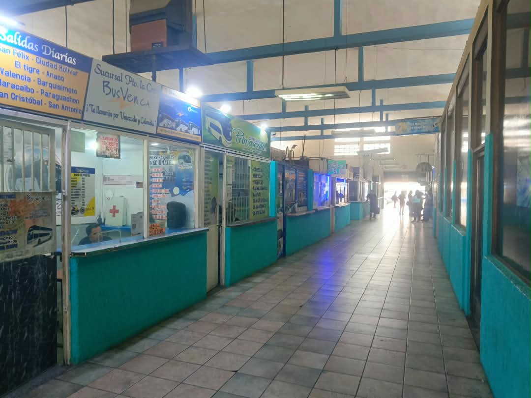 En terminal porteño había pocas personas en la mañana