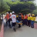 Los cuerpos de seguridad y rescate lograron desalojar a 334 personas de la sede académica en un tiempo record de 4,9 minutos