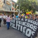 La movilización responde al arribo de Machado a Venezuela