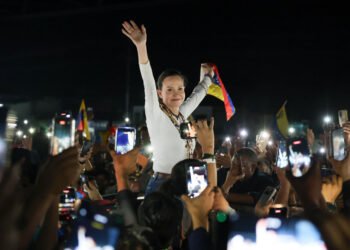 María Corina Machado, arribó a Caracas pasadas las 9:00 pm