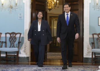 Rubio recibió por primera vez en Washington a Figuera