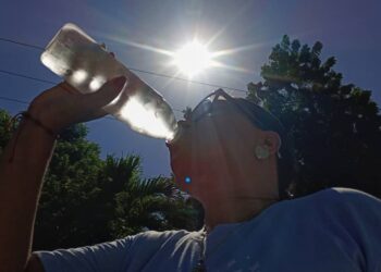 Coordinador de PC en Bermúdez alerta sobre ola de calor y recomienda hidratación permanente